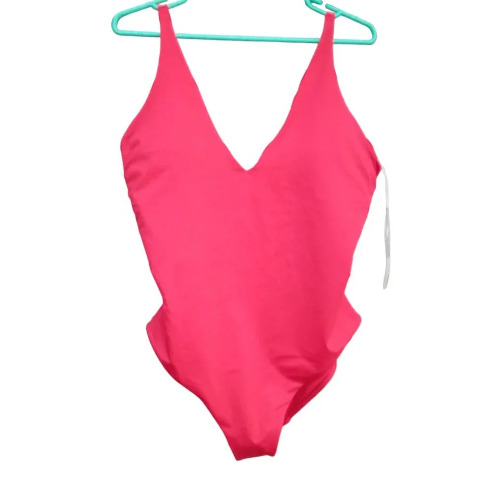 Everlane ReNew red full swim suit sz XL NEW